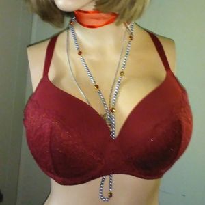 Auden red bra size 38D